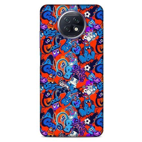 Lopard Xiaomi Redmi Note 9T Uyumlu Kılıf Graffitix (15) Antişok Kılıf