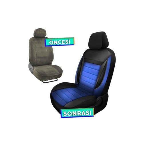 Volkswagen Polo 1995-2001 6n2 Trend Serisi Tay Tüyü Oto Koltuk Kılıfı Mavi