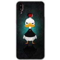 Samsung Galaxy A10s Kılıf Baskılı Kapak - Angry Duck + 5D Tam Kaplayan Cam