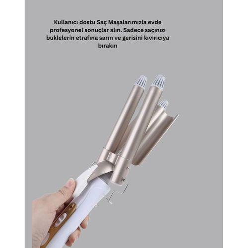 Ayarlanabilir Isılı Bukle Saç Maşası