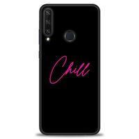 Huawei Y6P Kılıf HD Baskılı Kılıf - Chill + Tam Ekran Koruyucu