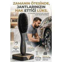 Jant Temizlik Fırçası Hassas Jant Temizleme Fırçası Ahşap Saplı 722170