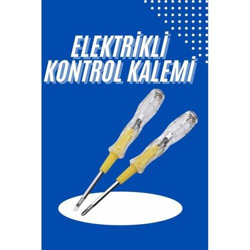 Çift Uçlu Kontrol Kalemi Elektrik Test Kalemi Şeffaf
