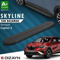 S-Dizayn Renault Captur 2 Skyline Siyah Yan Basamak 183 Cm 2020 Üzeri A+ Kalite