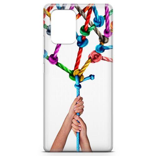 Samsung Galaxy A91 Kılıf Bağlılık Arka Kapak Koruma Desenli Full Koruyucu