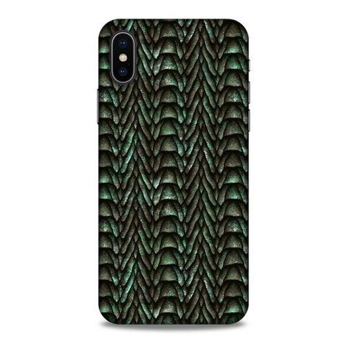 Apple iPhone XS Kılıf Dragons (9) Kılıf Ejderha Cilt Açık Yeşil