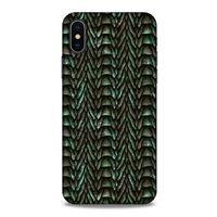 Apple iPhone XS Kılıf Dragons (9) Kılıf Ejderha Cilt Açık Yeşil