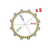 CF MOTO Cf Moto Nk 150 Debriyaj Balatası 5 Li A Kalite 12 Tırnak 96-114-127 Mm