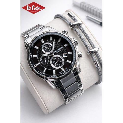 Lee Cooper İç Kadran Fonksiyonları Aktif Bileklik Hediyeli 2 Yıl Garantili Erkek Kol Saati E8330.350