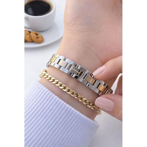 U.S.Polo Assn. Kasa Ve Kordon Çelik 3 Atm Suya Dayanıklı 2 Yıl Garantili Kadın Kol Saati U02147.2