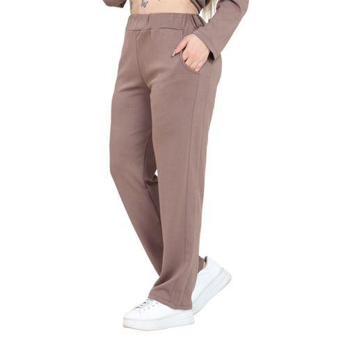 Melsay Butik Büyük Beden Vizon Modal Kadın Eşofman Takımı