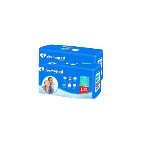 Dermaped Yetişkin Hasta Bezi Belbantlı Large Büyük Boy 30 lu 2 paket / 60 Adet