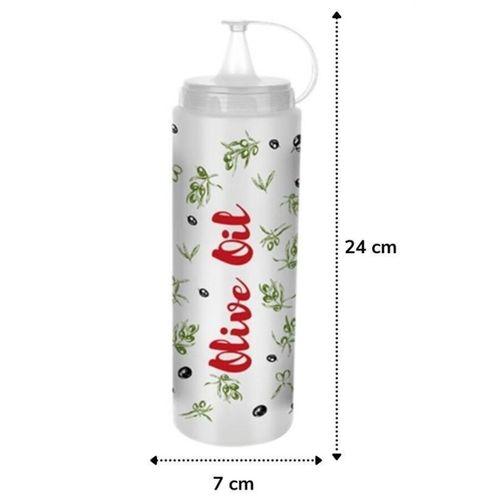 Angel Of Life® Şeffaf Kapaklı Sızdırmaz Yağlık Sosluk Şişesi Plastik Yağdanlık Master Chef AP-9471