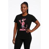 Bisiklet Yaka Kısa Kollu Baskılı T-shirt - Siyah