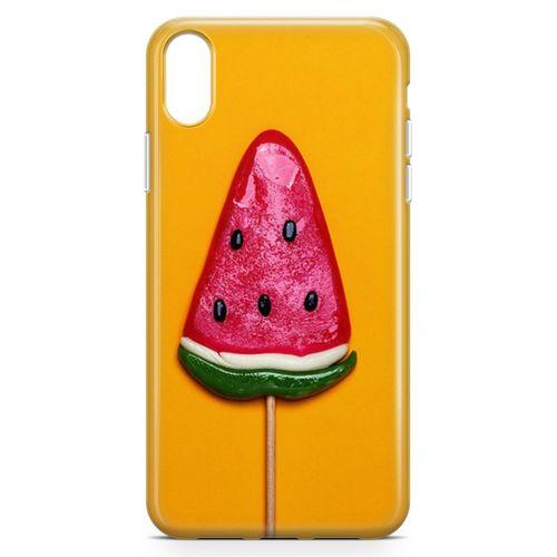 Apple iPhone XR Kılıf Karpuz Şekeri Arka Kapak Koruma Desenli Full Koruyucu