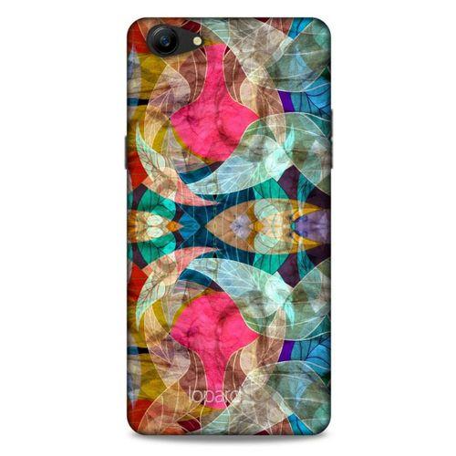 Oppo A79 Kılıf Pastel Renkler (10) Full Koruma Kılıfı Fuşya Yeşil