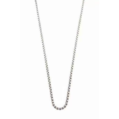 Yılan Zincir Kolye - 45 cm - Gümüş