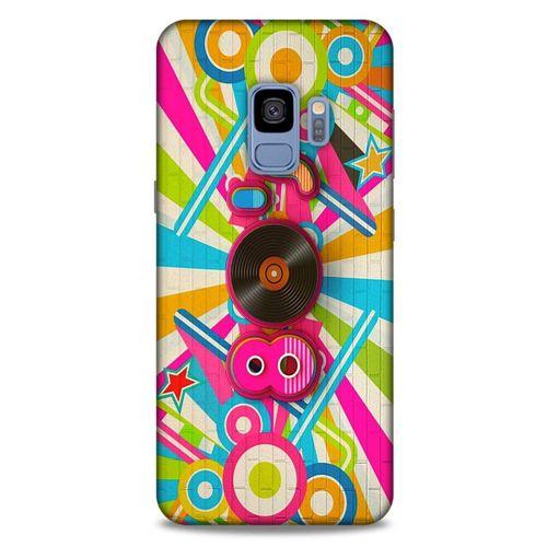 Retro (46) Desen Core Armor Kılıf Renkli Samsung Galaxy S9 Kılıf