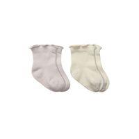 Bistyle Bistyle Overlok Style Penye Soket Çorap 2li 10153 Taş