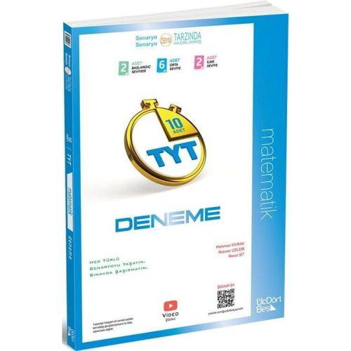 TYT Matematik 10 Adet Deneme Üç Dört Beş Yayınları