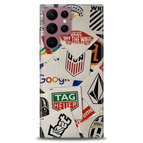 Samsung Galaxy S22 Ultra Kılıf HD Baskılı Kılıf - Off The Wall + Tam Ekran Koruyucu