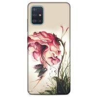 Y.Liva-2021 Özel Seri Gül Döktüm Samsung Galaxy A51 Kılıf Silikon Kapak