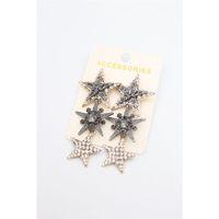 Yıldız Küpe - Siyah