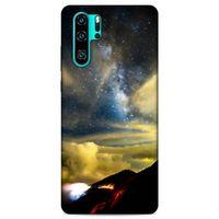 Lopard Huawei P30 Pro Uyumlu Kılıf Gece'S (17) Tasarım Kılıf Sarı