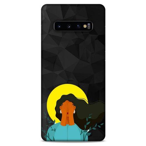 Samsung Galaxy S10 Plus Kılıf Depresyon (9) Kılıf Siyah Mavi