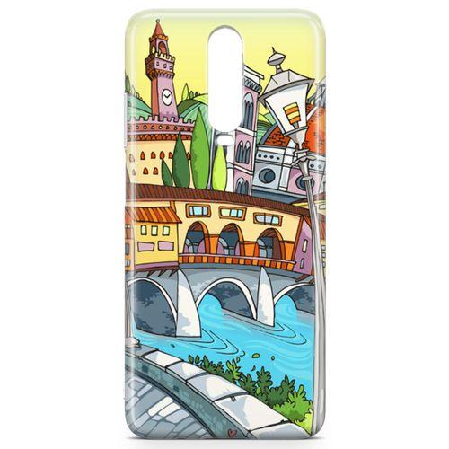 Xiaomi Redmi Poco X2 Kılıf Floransa Romantik Arka Kapak Koruma Desenli Full Koruyucu