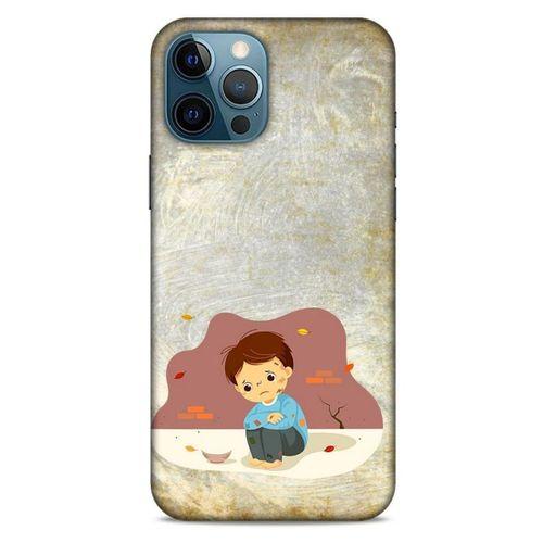 Apple iPhone 12 Pro Max Kılıf Depresyon (10) Full Koruma Kılıfı Yeşil Turuncu