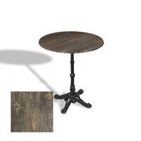 Dockers Çipa 1002 Döküm Ayak Yuvarlak Masa Çap 70cm - (Werzalit, Wermodin ve Allzalit Tabla) - Old Pine