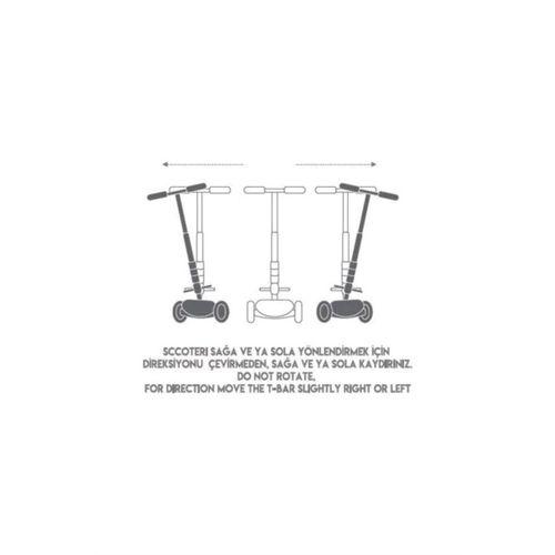 Torutoys Maxi Twist Işıklı Scooter Pembe