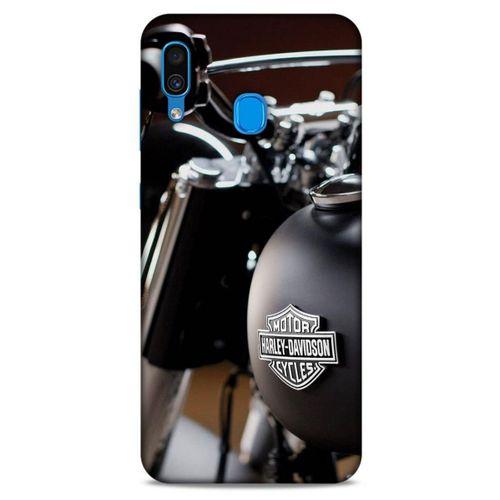 Samsung Galaxy A30 Uyumlu Kılıf Motorsiklet (48) Bumper Kılıf Harley
