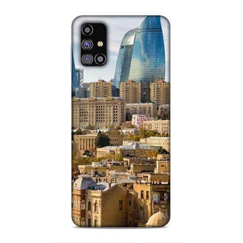 Samsung Galaxy M31s Uyumlu Kılıf Azarbaijan (31) TPU Kılıf Bakü Kuleler