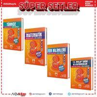Mozaik 8.Sınıf Türkçe Matematik Fen ve İnkılap Tarihi Soru Bankası Seti 4 Kitap