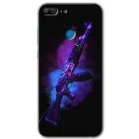 MRCİLETİSİM Honor 9 Lite Kılıf HD Desen Baskılı Arka Kapak + Temperli Cam - AK