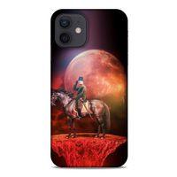 Apple iPhone 12 Kılıf Atatürk (49) Ultra Silikon Kılıf Uzay