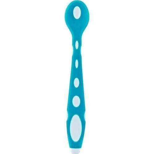 Babyjem BabyJem Silikon Mama Kaşığı 563 Mavi Yeşil