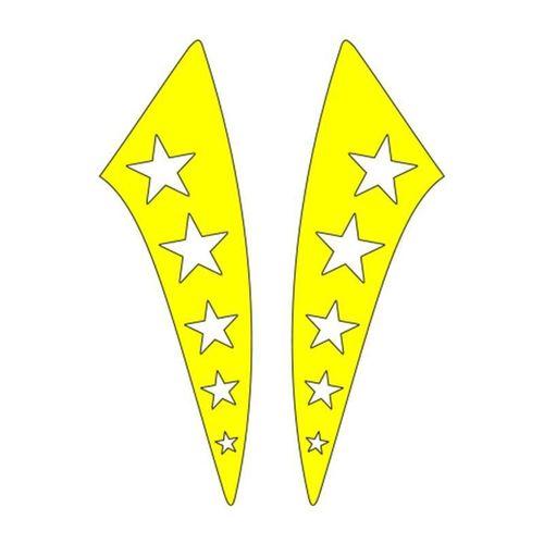 SEVGENT Cg F.Sarı Yıldızlı Çamurluk Yan Sticker