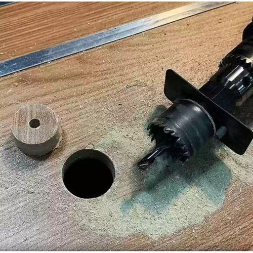 Zhltools 6 Parça Demir Ahşap Alçıpan Delme Buat Açma Seti