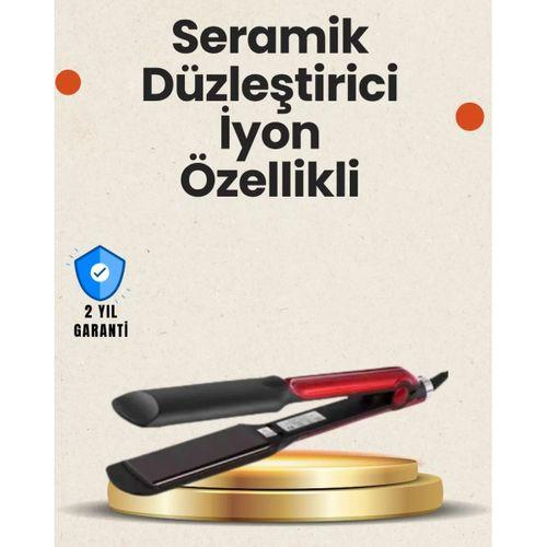 Elektriklenmeyi Azaltan İyonlu Saç Düzleştirici – Titanyum Plaka Ve Şık Tasarım
