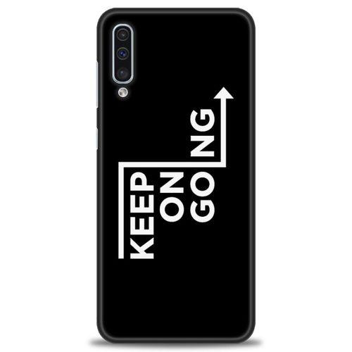 Samsung Galaxy A30S Kılıf HD Baskılı Kılıf - Keep On Going + Tam Ekran Koruyucu