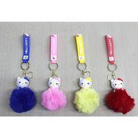 Ponponlu Hello Kitty Anahtarlık Alk4247