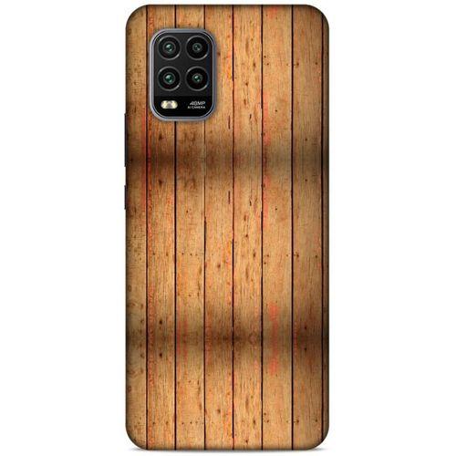 Lopard Xiaomi Mi 10 Lite Uyumlu Kılıf Wood'X (11) Tam Koruma Baskılı