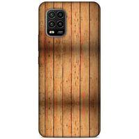 Lopard Xiaomi Mi 10 Lite Uyumlu Kılıf Wood'X (11) Tam Koruma Baskılı
