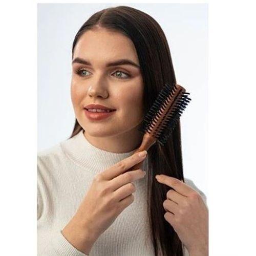 Ahşap Saç Fırçası Unısex  5X5X20Cm