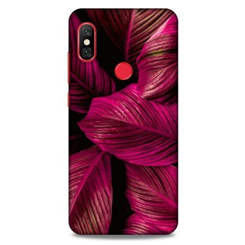 Lopard Xiaomi Redmi Note 6 Pro Uyumlu Kılıf Bahar (4) Koruma Kılıfı Bordo