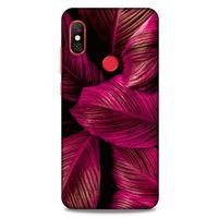 Lopard Xiaomi Redmi Note 6 Pro Uyumlu Kılıf Bahar (4) Koruma Kılıfı Bordo