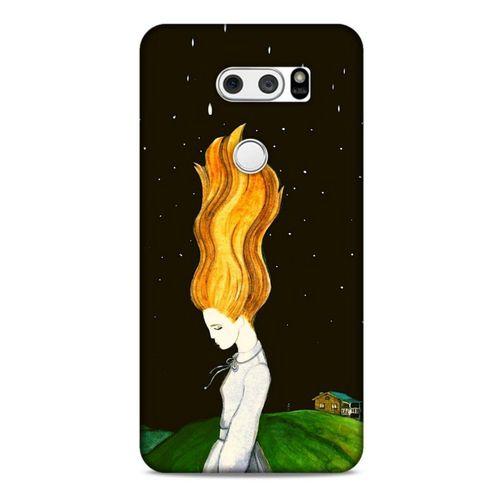 LG K40S Kılıf Depresyon (1) Kılıfı Kahverengi Bordo